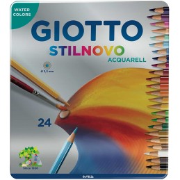 (1) Pastello Stilnovo Acquarell Giotto  3,3 mm  da 3 anni in poi  256300 (conf.24)
