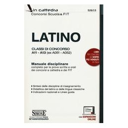 latino-classi-di-concorso-a11-a13-ex-a051-a052-manuale-disciplinare-completo-per-le-prove-scritt
