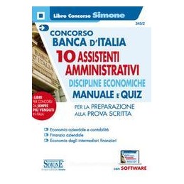 concorso-banca-ditalia-10-assistenti-amministrativi-discipline-economiche-manuale-e-quiz-per-la