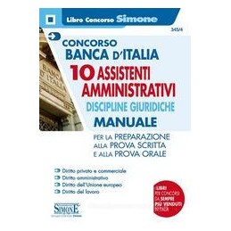 concorso-banca-ditalia10-assistenti-amministrativi-discipline-giuridiche-manuale-per-la-preparazi