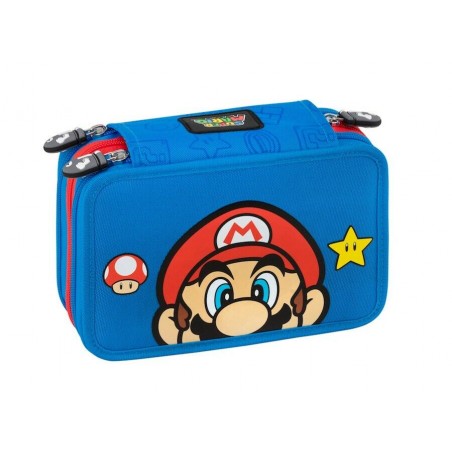 ASTUCCIO PORTACOLORI 3 ZIP SUPER MARIO