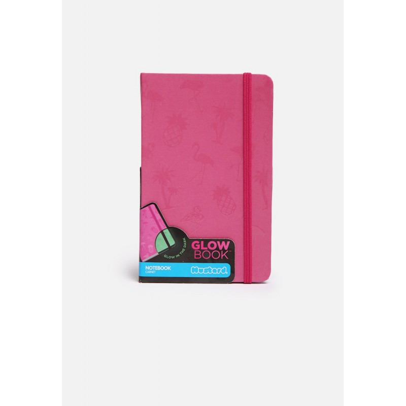 notebook-carnet-mustard-medio-globook-tropical-magenta