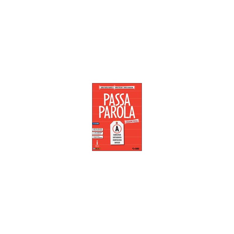 passaparola--edizione-rossa--pack-vol-acdbtest-dingressomappe-schemi--e-tabellelaboratorio