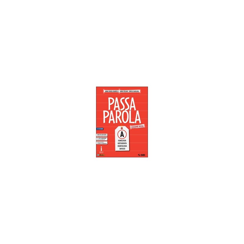 passaparola--edizione-rossa--semipack-vol-acdtest-dingressomappe-schemi--e-tabellelaboratori