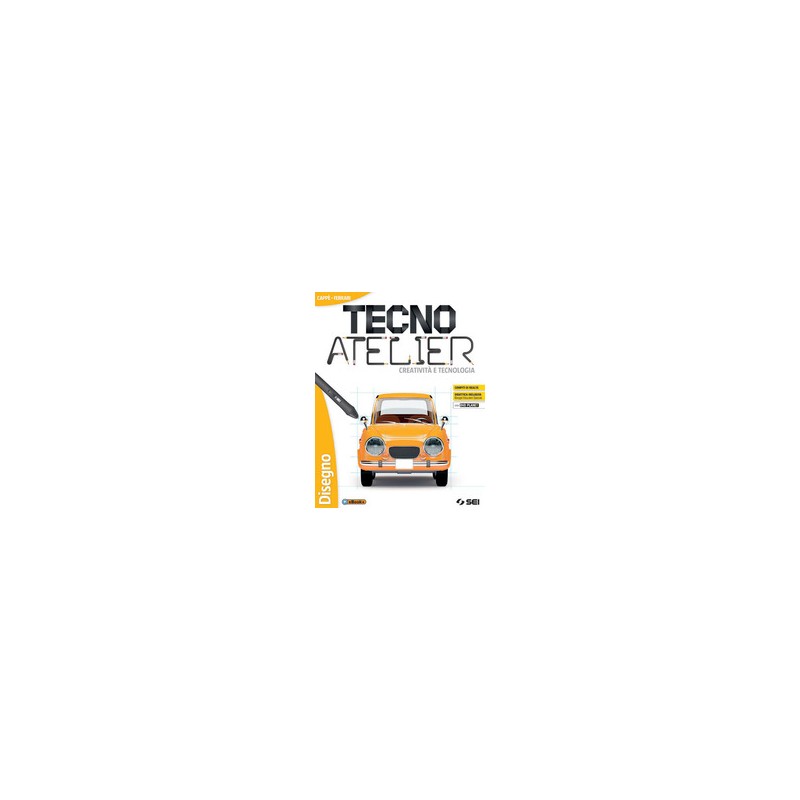 tecno-atelier--creativita-e-tecnologia--semipack-disegnotecnologiadvdschede-di-disegno-vol-u