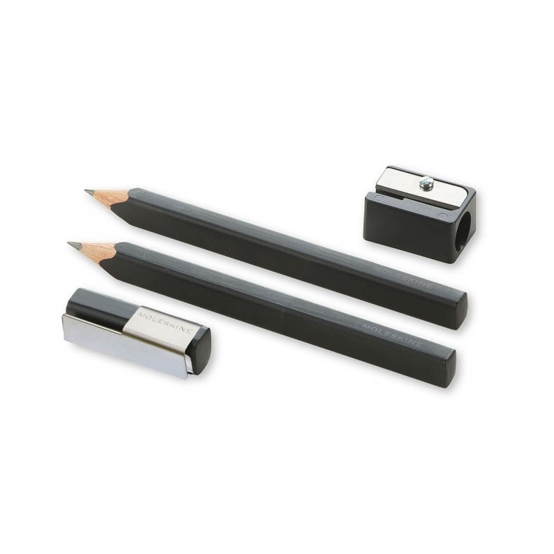 moleskine-set-penne-nero-2-pencils-1-sharpener--set-temperamatite-e-gomma-nero