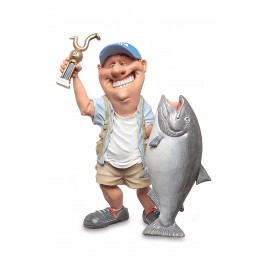 statuina-caricatura-pescatore-con-pesce