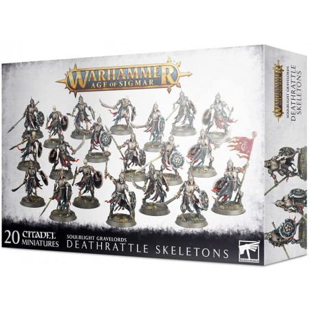 GAMES WORKSHOP LABORATORIO DI GIOCHI WARHAMMER AOS - SOULBLIGHT GRAVELORDS  SCHELETRI