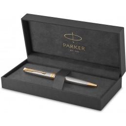 parker-sonnet-penna-a-sfera-acciaio-inossidabile-con-finiture-in-oro-pennino-medio-confezione-reg