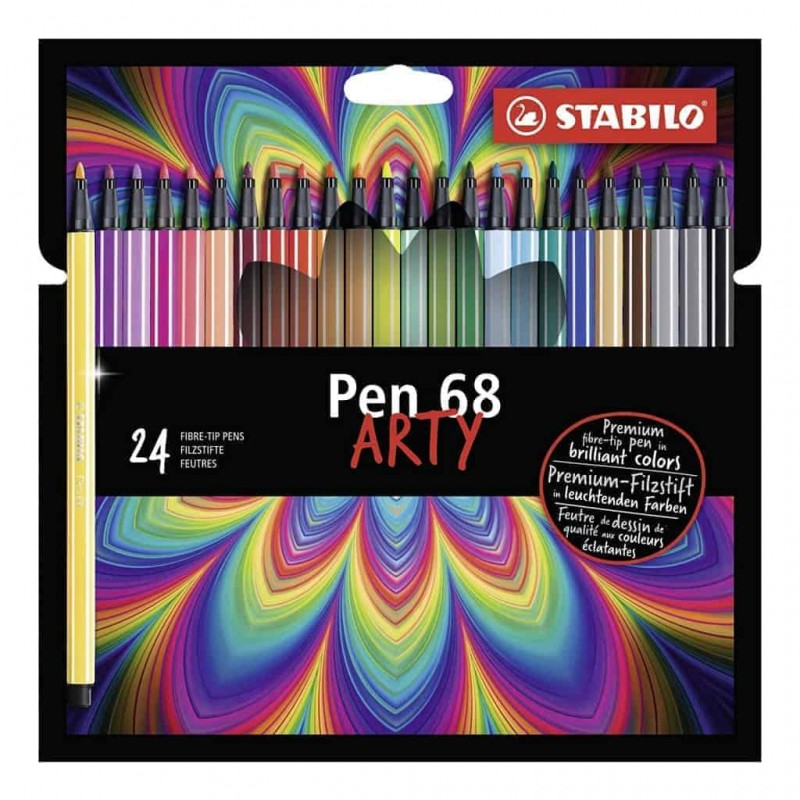 Pennarello Premium - STABILO Pen 68 Pastel - Astuccio da 8 - Colori  assortiti - STABILO - Cartoleria e scuola