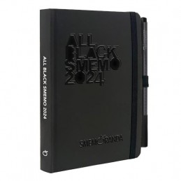agenda-all-black-smemo-2024-giornaliera-12-mesi--12-x-165-cm