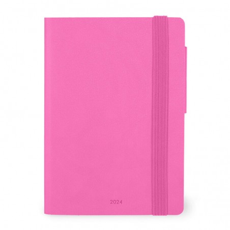 AGENDA 2024 LEGAMI 12 MESI SETTIMANALE - SMALL PINK CM 9,5X13,5