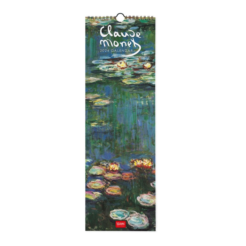 CALENDARIO DA PARETE 2024 LEGAMI CLAUDE MONET 16 X 49 CM