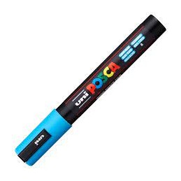 uniposca-pc5m-marcatore-punta-media-azzurro