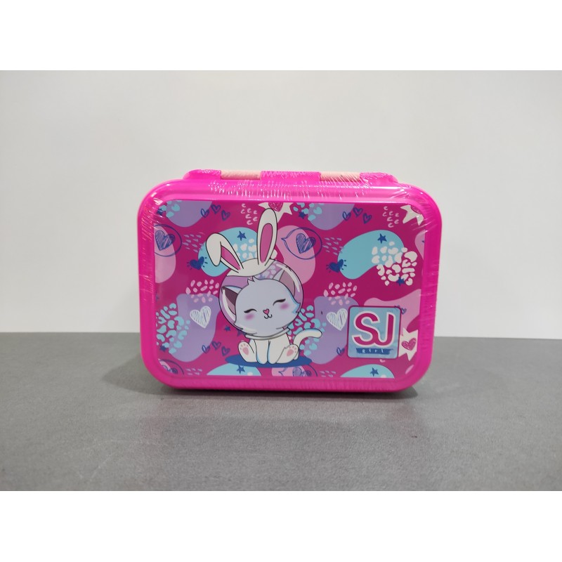 portamerenda-in-acciaio-inox-sj-gang-rosa-girl-seven-gatto