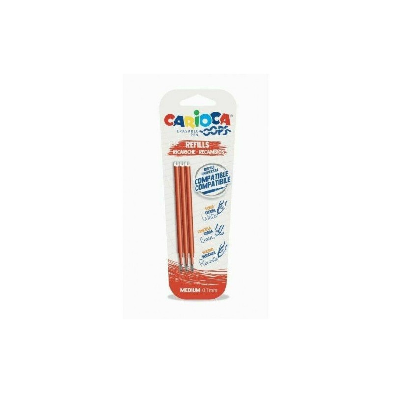 ricambi-carioca-erasable-pen--ricariche-compatibili--3pz-rossa