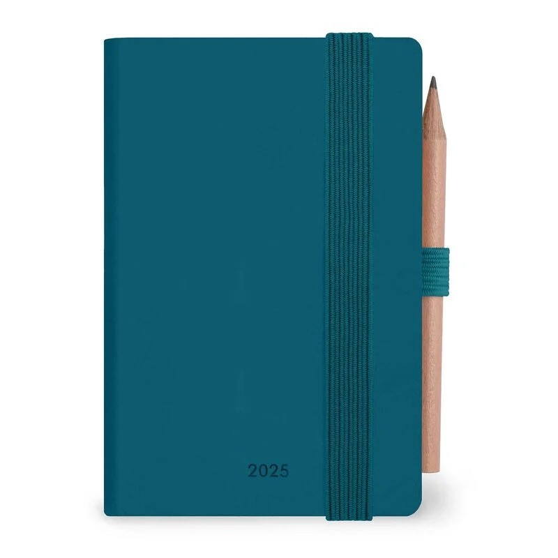 agenda-12-mesi-2025-bigiornaliera-mini-cm65x10-teal-blue