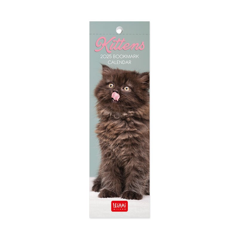 calendario-segnalibro-legami-2025-cm55x18-kittens