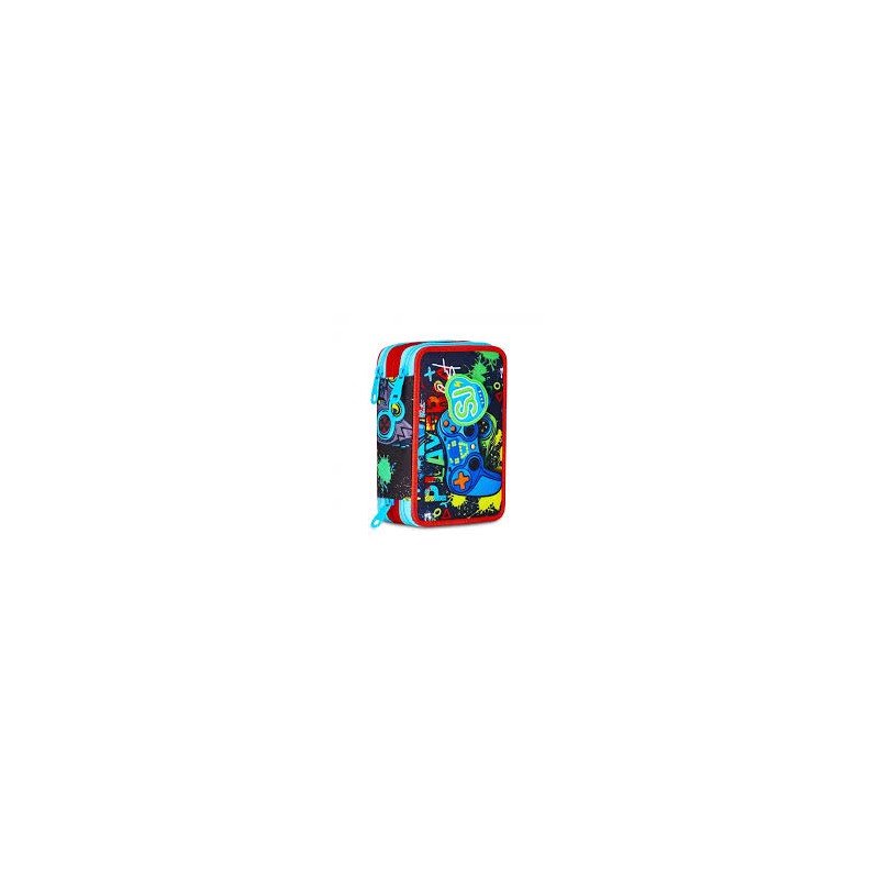 astuccio-triplo-scomparto-game-led-boy-con-3-zip-sj-gang-seven-completo