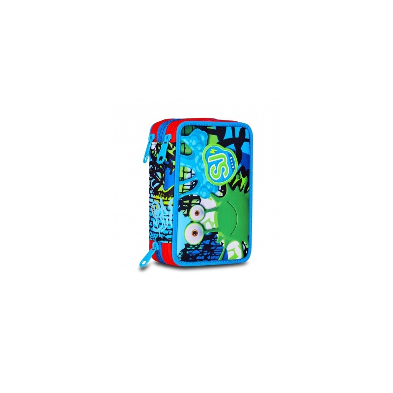 astuccio-triplo-scomparto-fantasys-boy-con-3-zip-sj-gang-seven-completo astuccio-triplo-scomparto-fantasys-boy-con-3-zip-sj-gang-seven-completo