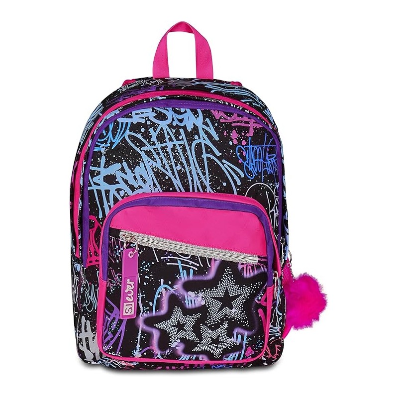 sj-gang-style-jam-gang-zaino-scuola-doppio-scomparto-sj-ever-fucsia-e-nerodoppio-scom sj-gang-style-jam-gang-zaino-scuola-doppio-scomparto-sj-ever-fucsia-e-nerodoppio-scom