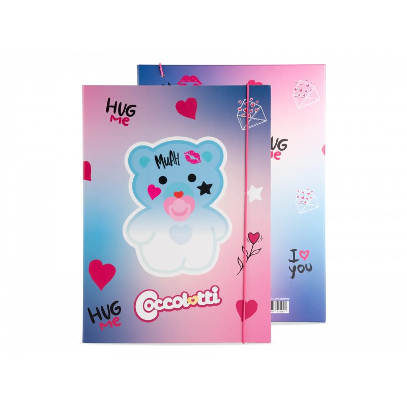cartella-con-elastico-a4-dorso-1-cm-coccolotti-by-colourbook--love-azzurro cartella-con-elastico-a4-dorso-1-cm-coccolotti-by-colourbook--love-azzurro