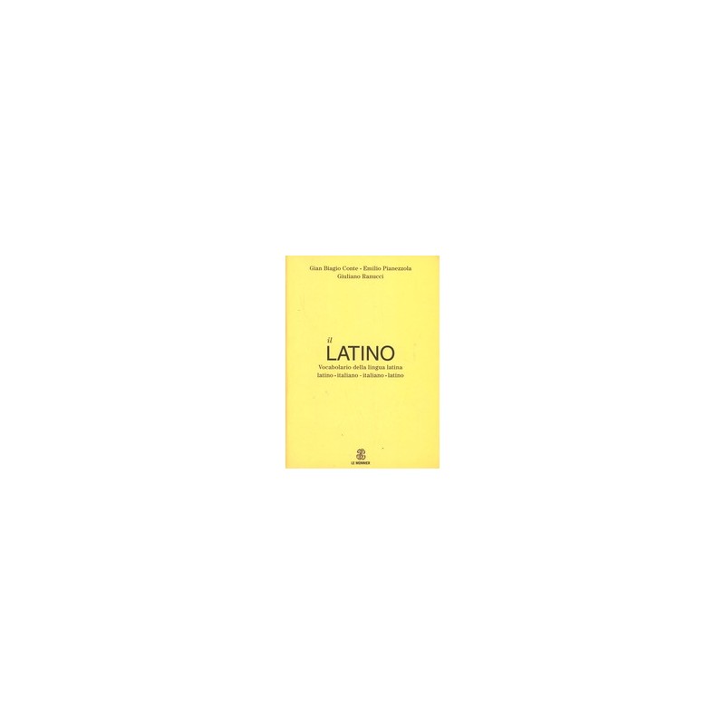 IL LATINO  VOCAB. LINGUA LATINA BROSSURA