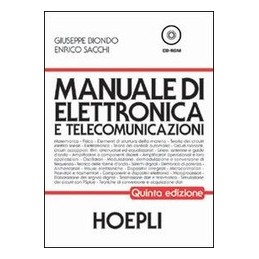 MANUALE DI ELETTRONICA E TELECOM.+CD 5ED