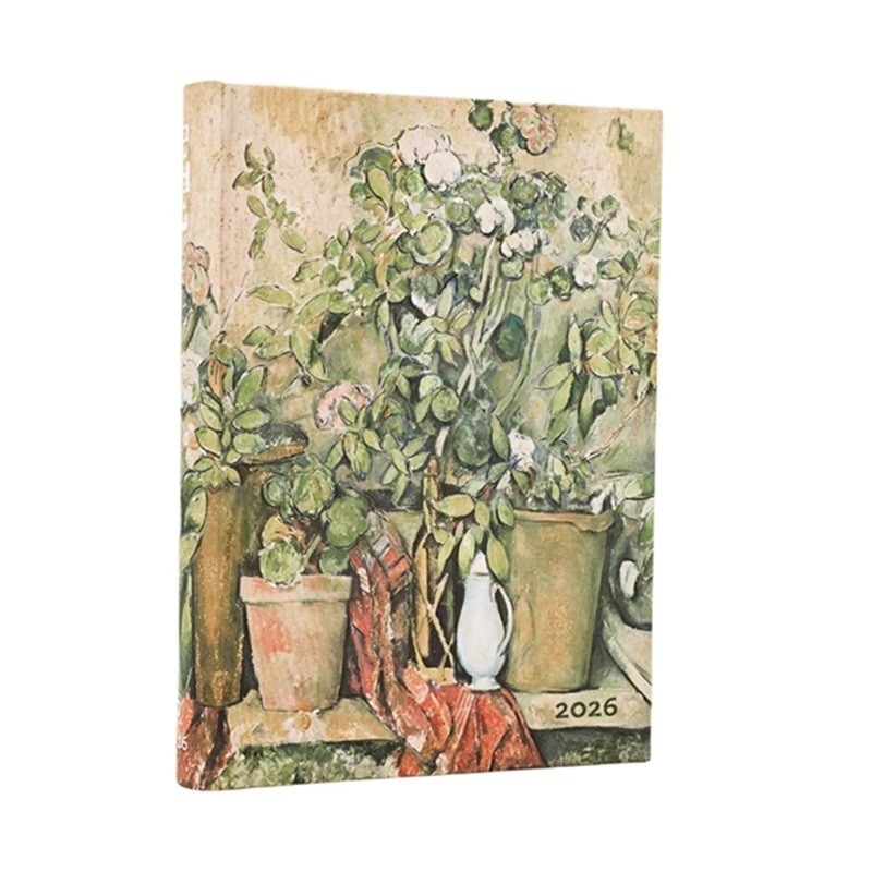 agenda-midi-13x18-cm-12-mesi-giornaliera-2026-vasi-di-terracotta-e-fiori-cezanne-paperblanks