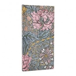 agenda-12-mesi-2026-morris-honeysuckle-in-rosa-sottile-orizzontale-paperblanks