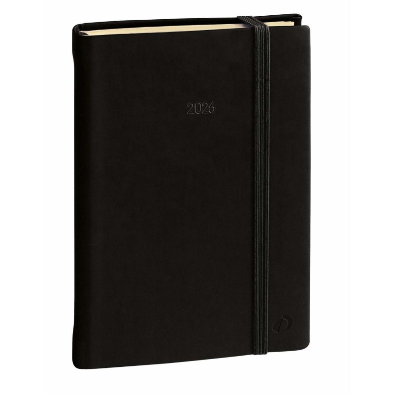 agenda-quo-vadis-daily-pocket-giornaliera-silk-nero-85x13cm