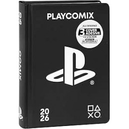 comix-playstation--diario-giornaliero-16-mesi-20252026-con-copertina-rigida-592-pagine-con-stick