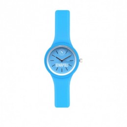 napoli-orologio-da-polso-one-azzurro-lancette-nere