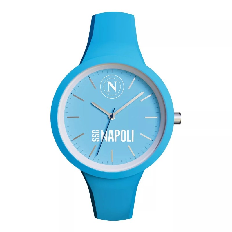 napoli-orologio-da-polso-one-azzurro-lancette-metallo