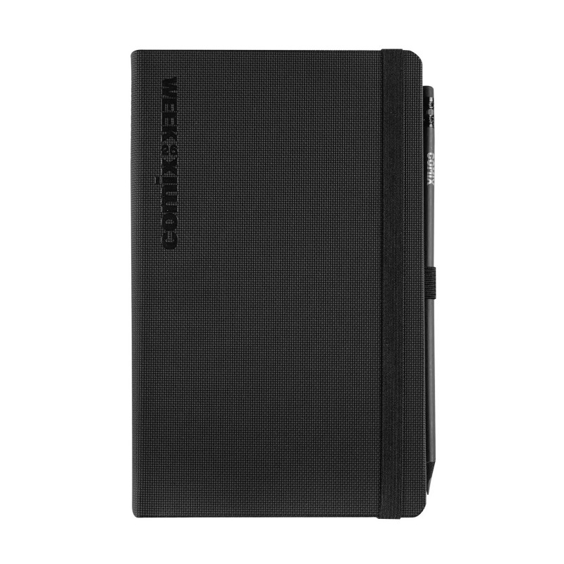 agenda-comix-2026-eek-large-black-tenax--settimanale-12-mesi-192-pagine