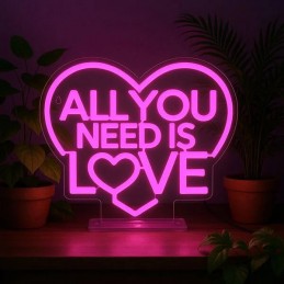 lampada-led-effetto-neon--all-you-need-is-love--its-a-sign