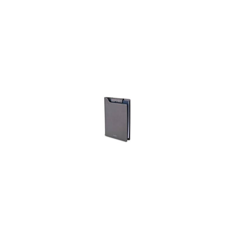 portablocco-hudson-clip-a4-campo-marzio-graphite-grey