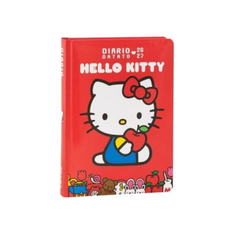 diario-scuola-standard-12-mesi-202627--hello-kitty--datato-rosso--con-adesivi--76189rd