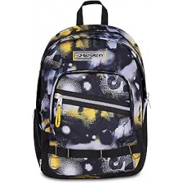 seven-zaino-scuola-dual-detach-golden-paint-grigio-32-l-doppio-scomparto-tasche-multifunzione-z