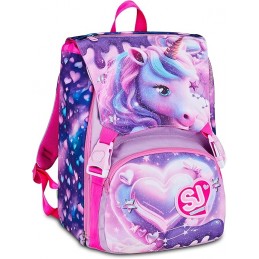 sj-gang-style-jam-gang-zaino-scuola-estensibile-pixie-unicorn-rosa-24l-zip-laterali-ali-a-scompa