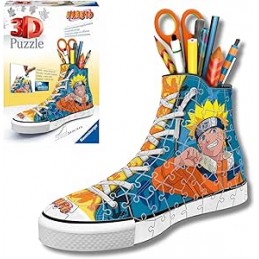 ravensburger--puzzle-3d-portapenne-sneaker-naruto--puzzle-3d-bambini-a-partire-dagli-8-anni--mode
