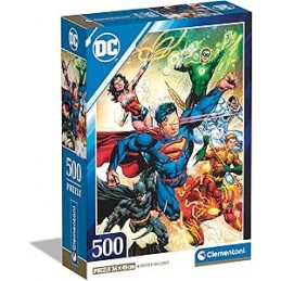 clementoni-dc-comics-comics500-pezzi-poster-incluso-puzzle-supereroi