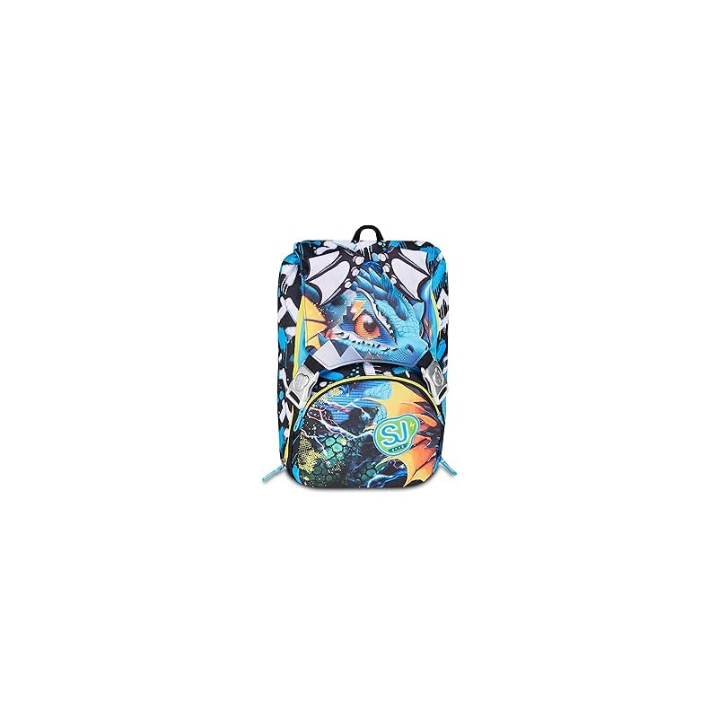 zaino-sj-gang-style-jam-gang-estensibile-big-metal-dragon-boy-blu-24-l-zip-laterali-ali-d