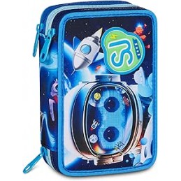 astuccio-sj-gang-style-jam-gang-3-zip-space-led-boy-blu-triplo-scomparto-45-pezzi-set-can