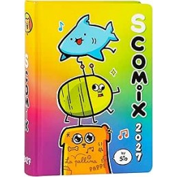 comix-scomix-by-sio--agenda-giornaliera-16-mesi-diario-20262027-per-scuola-elementare-e-media-co