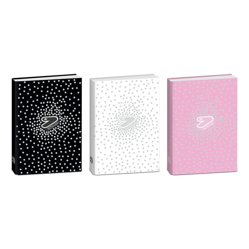 diario-seven-standard-datato-glitzycute-12mesi-202627--tre-colorazioni-con-brillantini