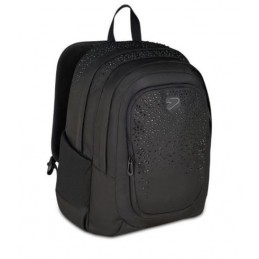zaino-tech-seven-glitzycute-nero-con-brillantini-neri